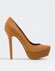 Sapatos Bershka salto alto plataforma