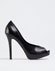 Vintage peep toe pumps Bershka