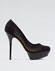 Sapatos Bershka salto alto plataforma rede