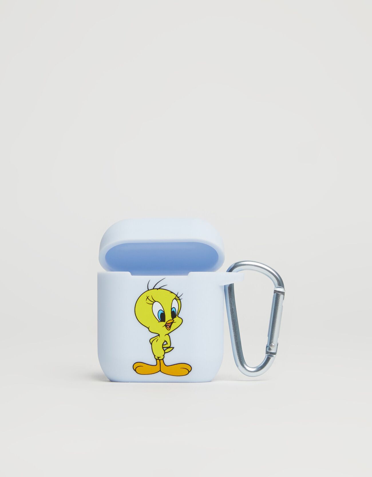 Bershka Airpods-Hülle Tweety Damen Blau female one size silikon