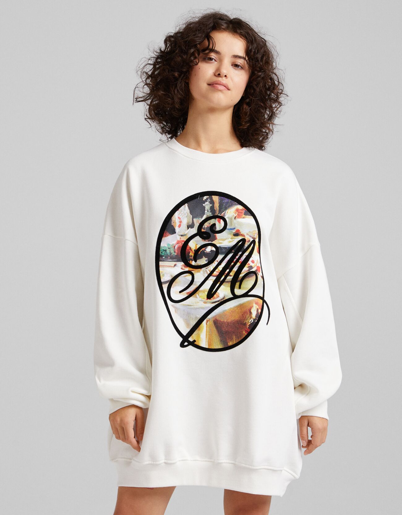 Felpa on sale bershka donna