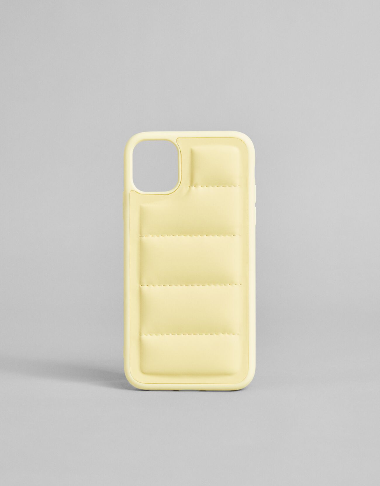 Bershka Capa Acolchada Iphone 11/Xr Mulher Amarelo