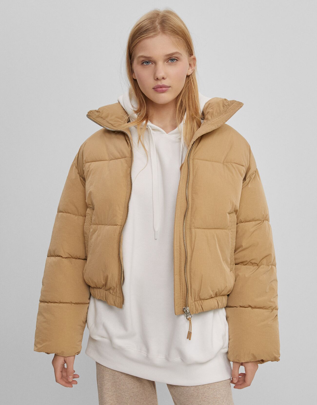 Artikel klicken und genauer betrachten! - Oversize-Sweater Color: Camel Size: S Material: Polyamid;Polyester Farbe: Camel Größe: S | im Online Shop kaufen