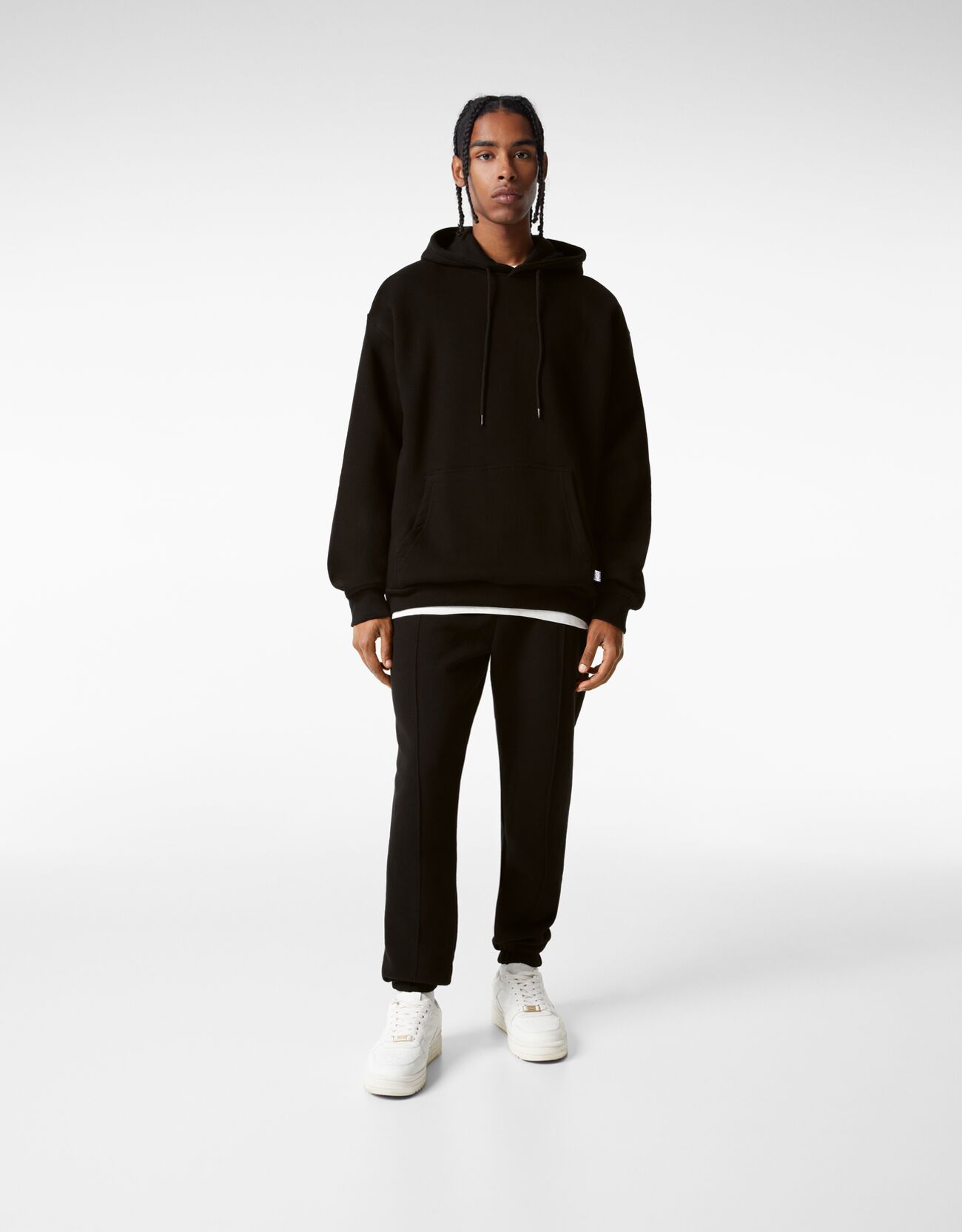 Sudaderas Hombre | Bershka Sudadera Capucha DragóN Blanco - Bellavista