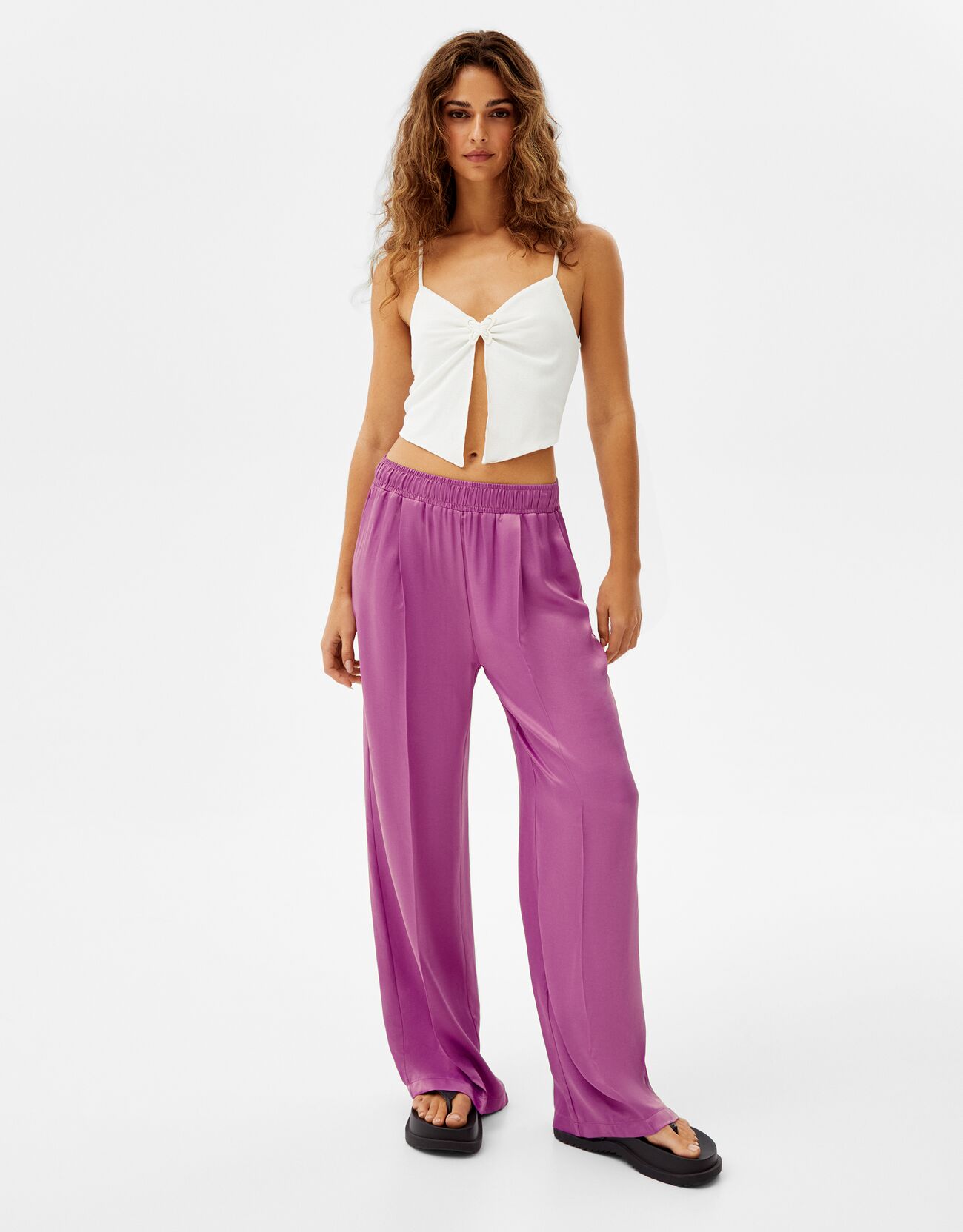 Nuevo Pantalones Con Goma En La Cintura El Corte Ingles | Compra Online a  Precios Super Baratos