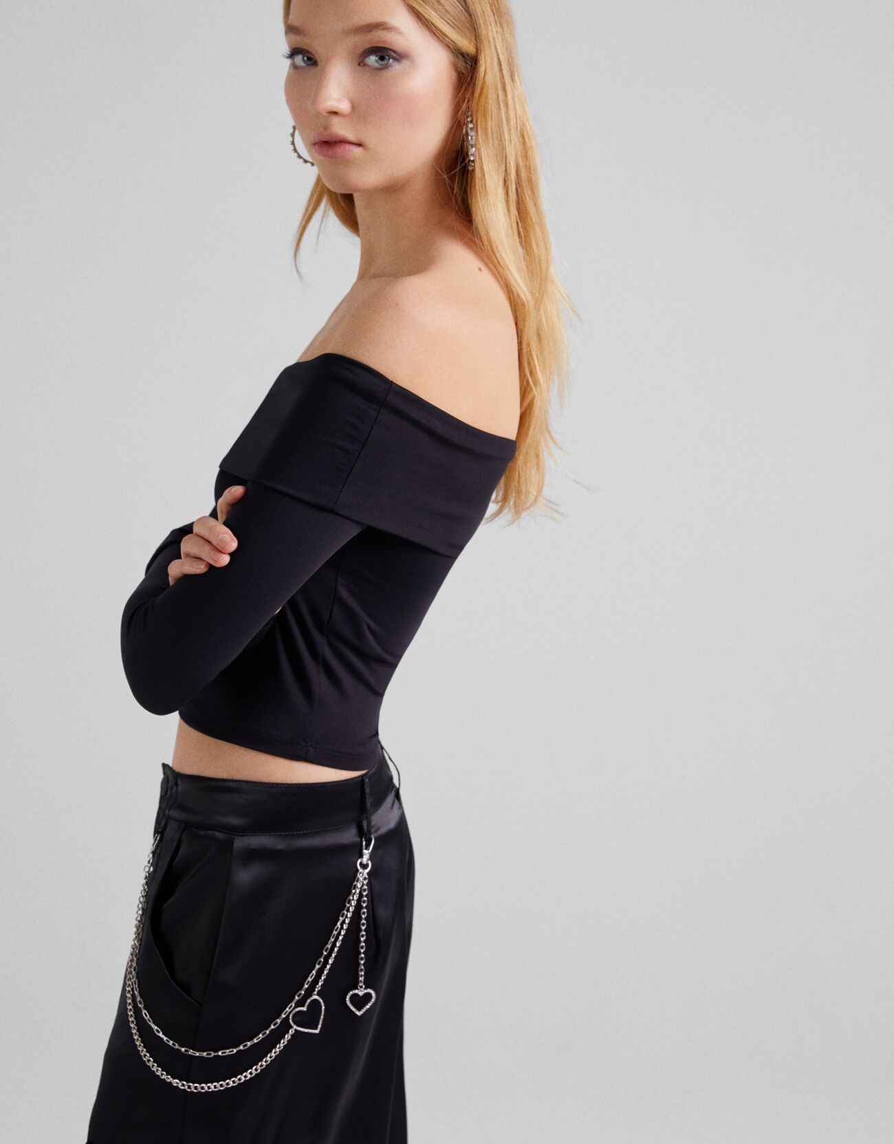 Nuevo Pantalones Con Cadenas Bershka | Compra Online a Precios Super Baratos