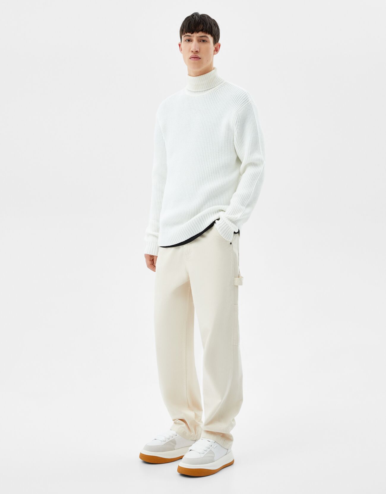 Jerséis de cuello alto de Zara para hombre | FASHIOLA.es