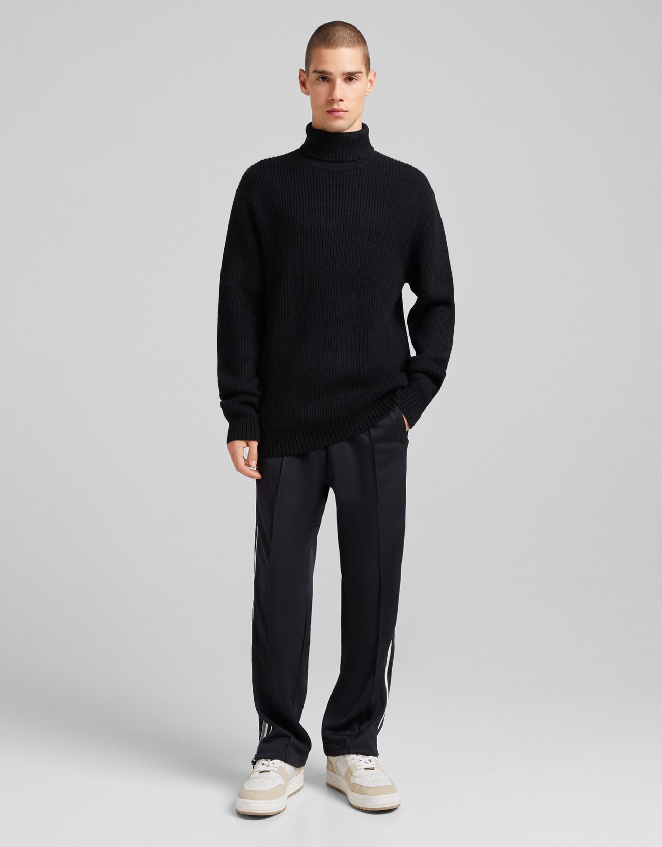 Nuevo Jersey Cuello Alto Hombre Zara | Compra Online a Precios Super Baratos