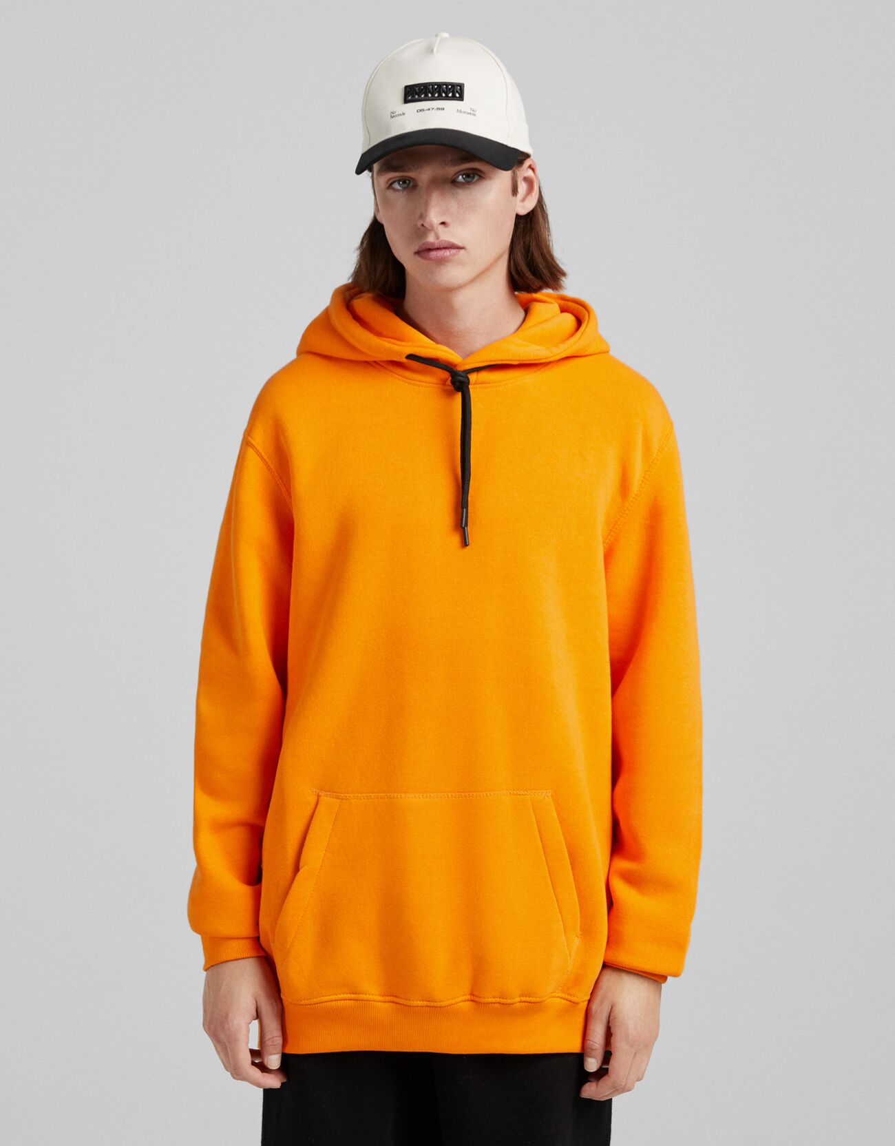 Bershka Hoodie Herren Xl Orange