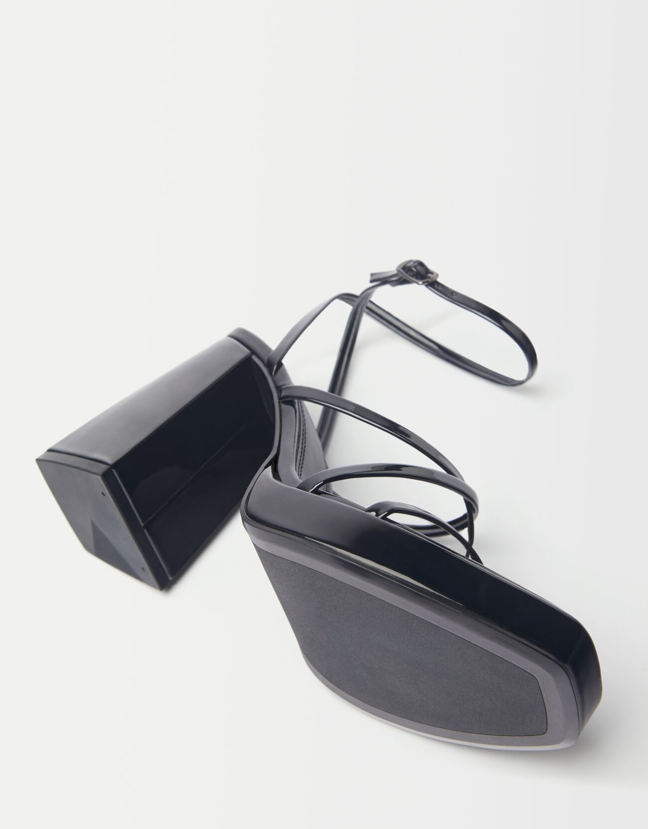 Nuevo Sandalias Negras Tacon Bershka | Compra Online a Precios Super Baratos
