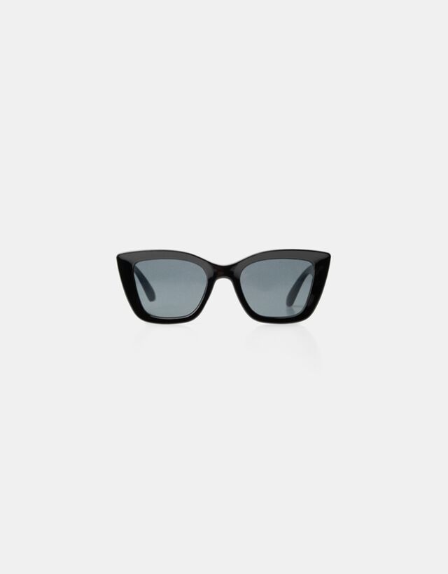 Bershka Gafas Sol Cat Eye Pasta Mujer Negro