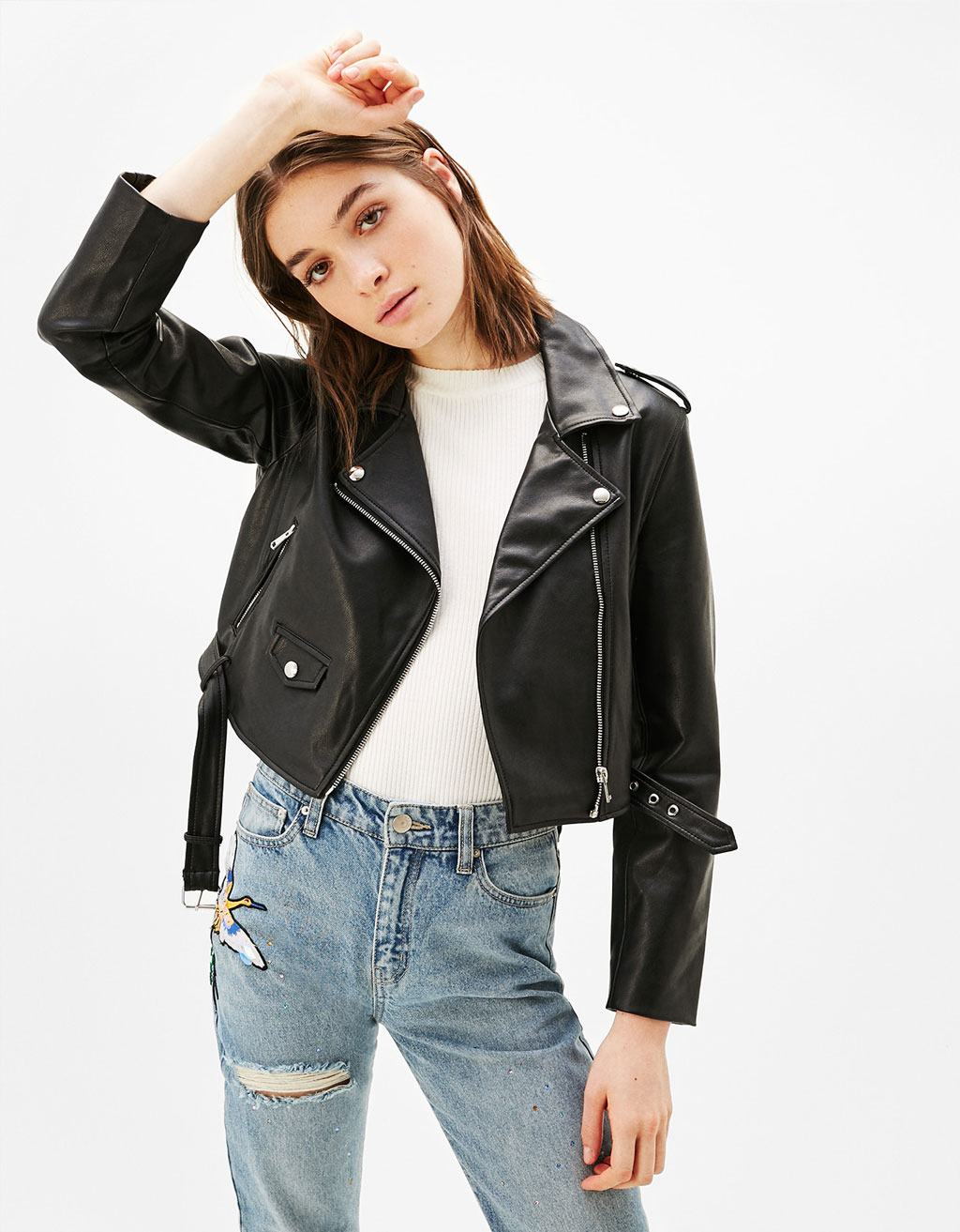 Crop Leather Jacket Nz Women S Plus Size Jackets Blazers City Chic Usa