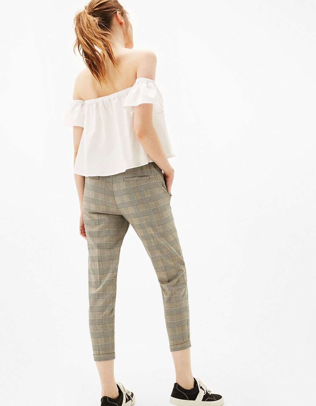 Resultado de imagen de pantalones jogger de pinza para mujer