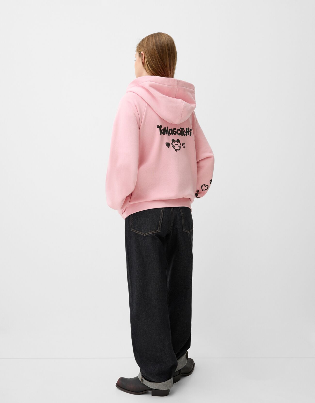 Telier Sudadera Tamagotchi Cremallera Capucha de Bershka