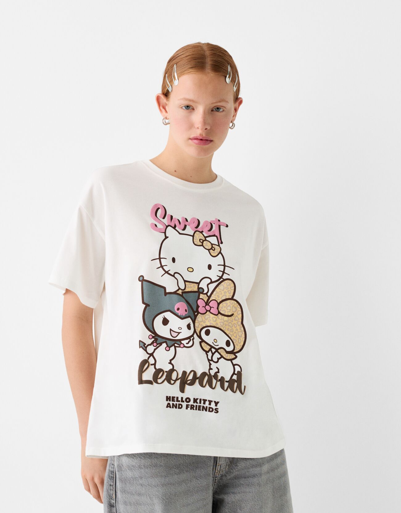 Camiseta friends bershka outlet
