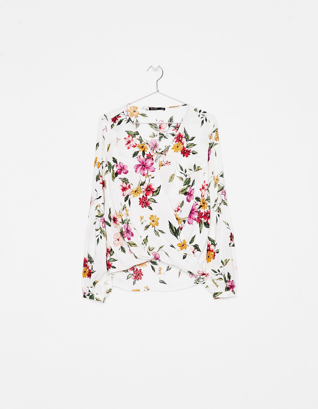 Blusa com decote cruzado