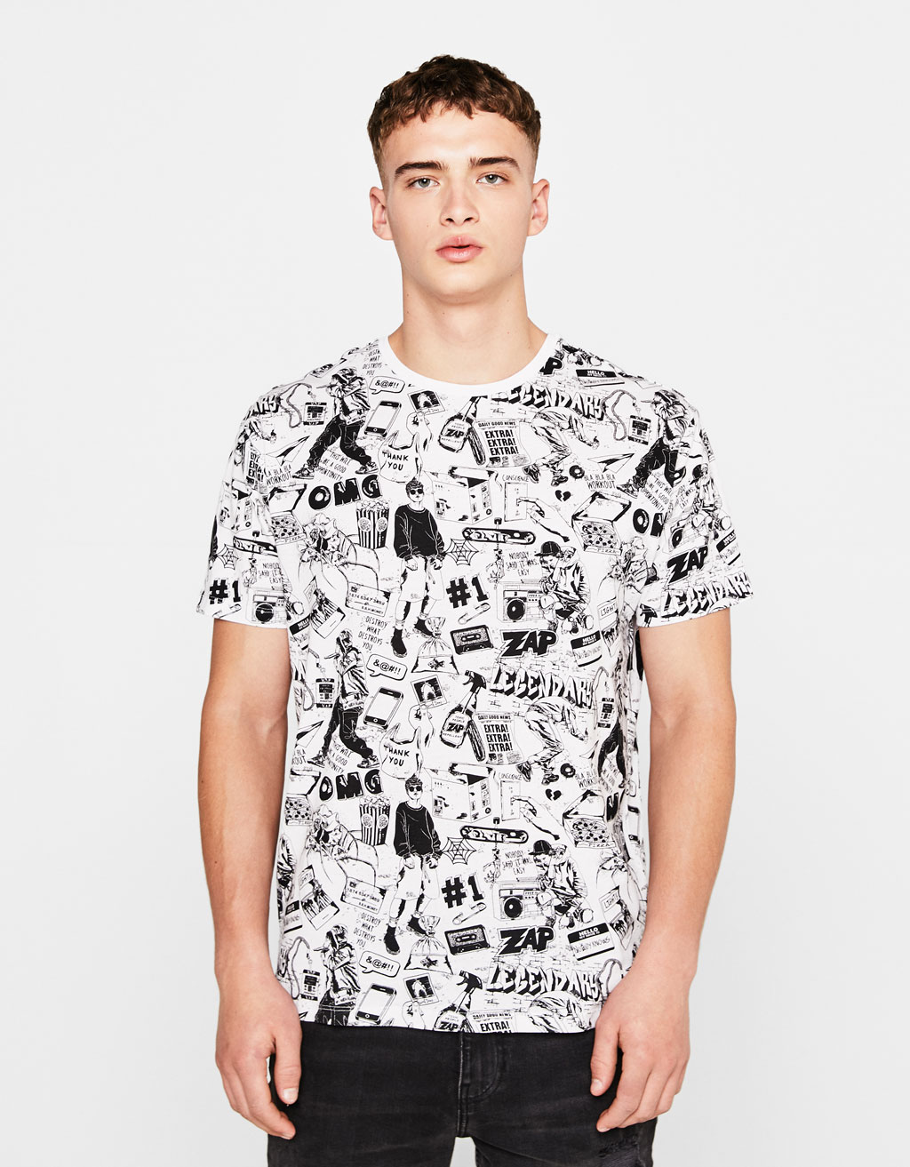 Camiseta con estampado