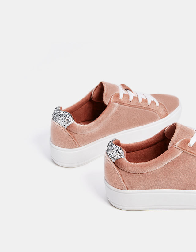 basket plateforme bershka