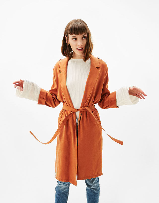 How To Style Trench Coats For Women 2017 Wardrobelooks Com Tropical Gabardine Trench Coat
