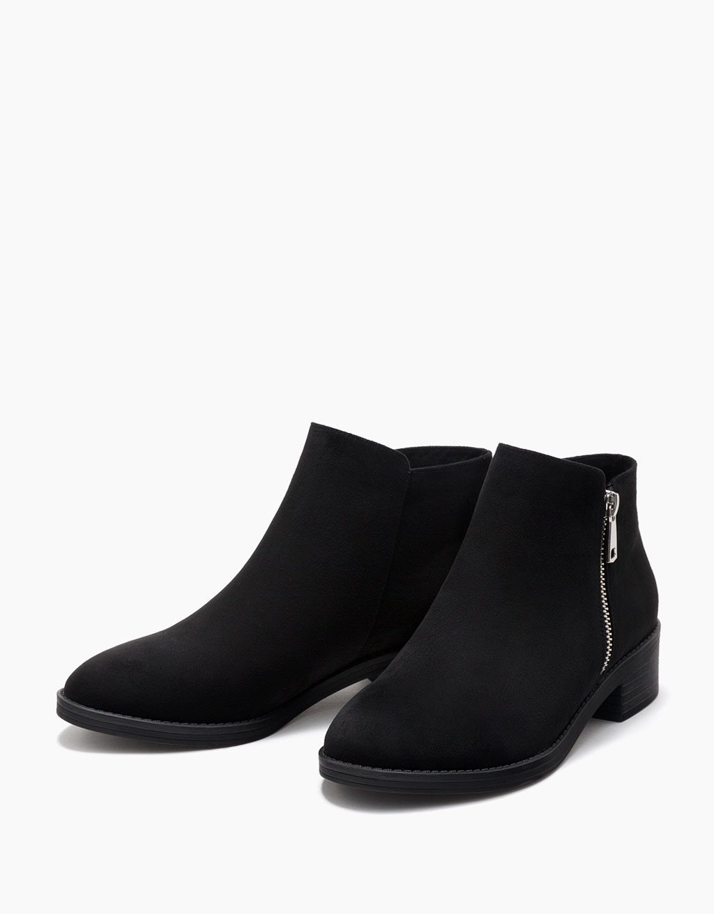 bottines bershka fermeture éclair