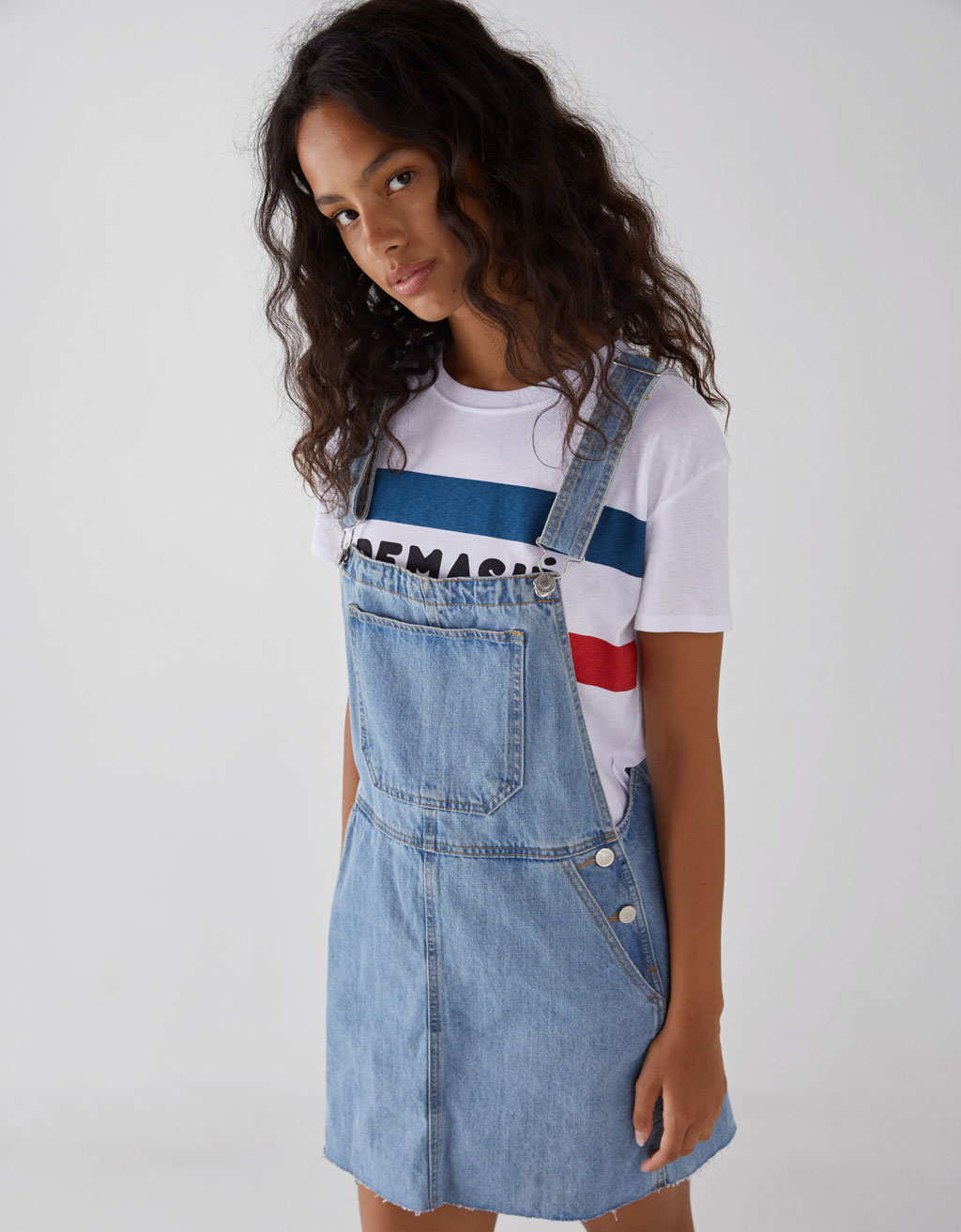 Bershka dungaree hotsell dress