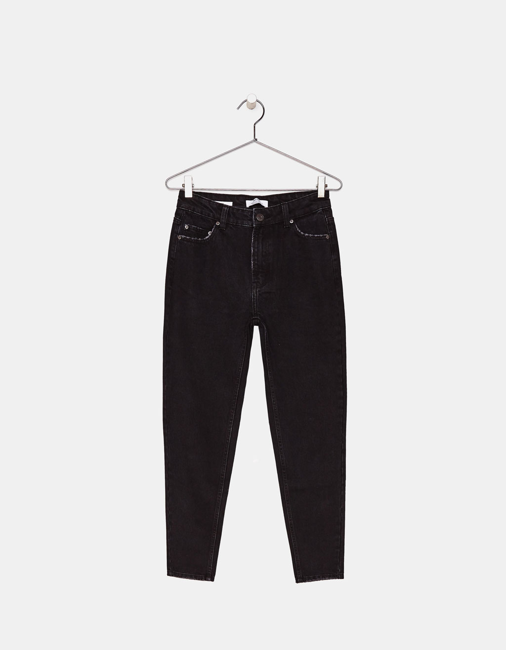 black mom jeans bershka