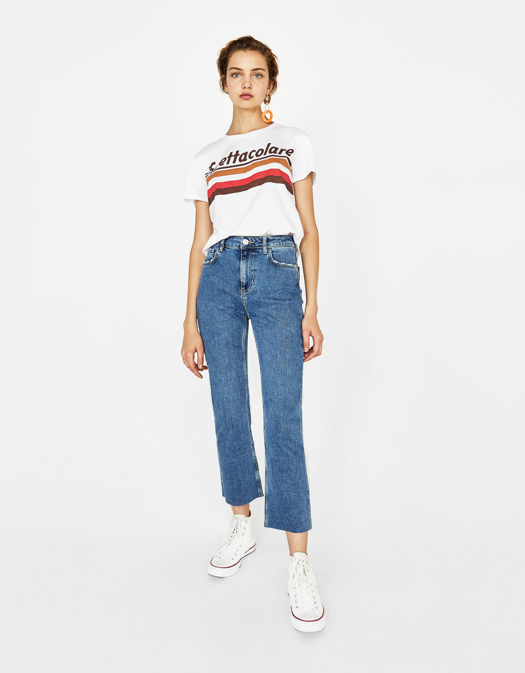 bershka flared jeans