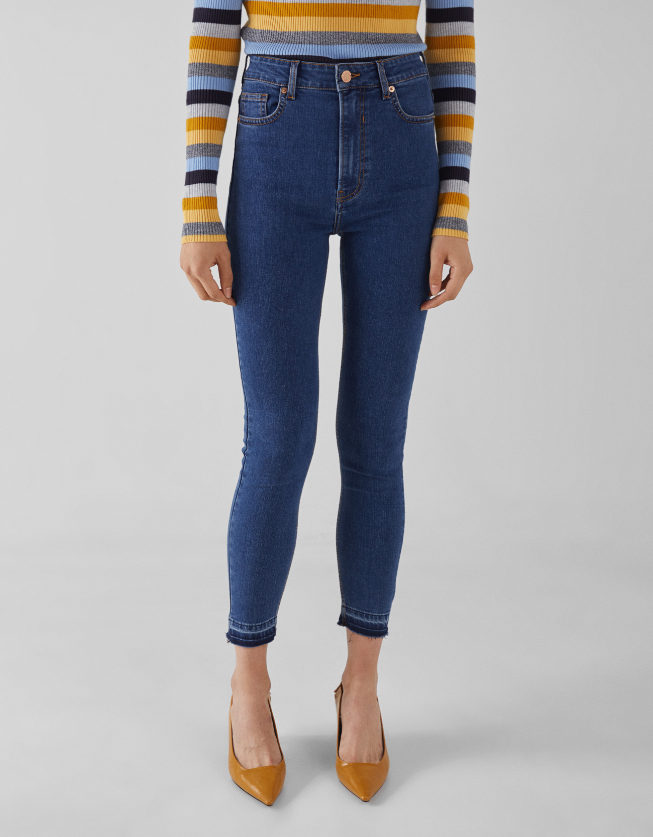 bershka super skinny high rise