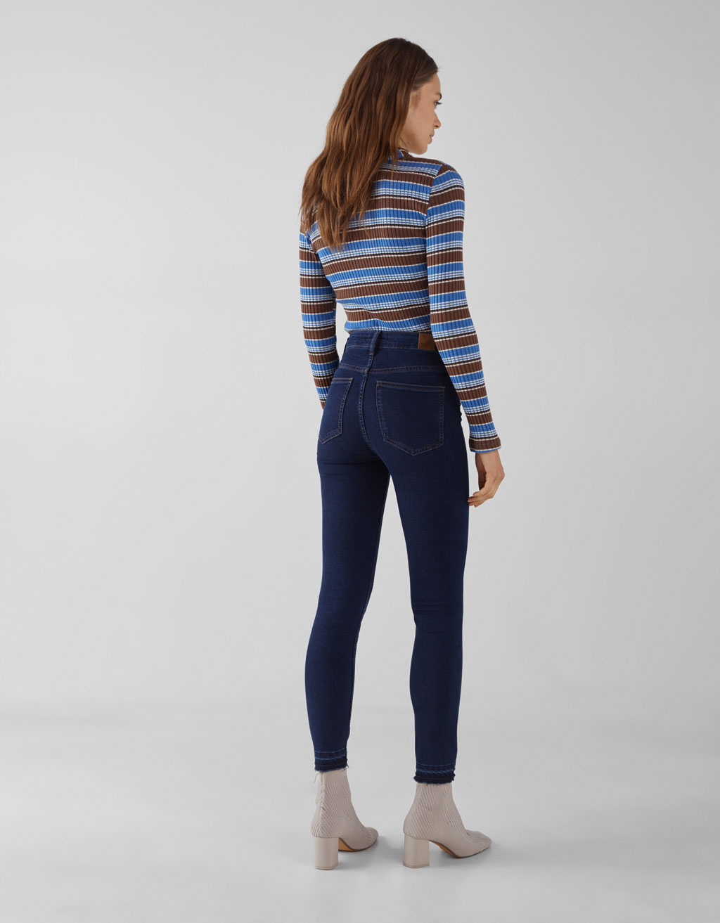 bershka super skinny high rise