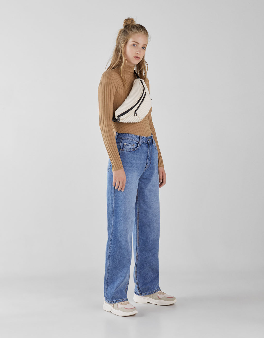 Jeans Skater High Rise - Jeans - Bershka Guatemala