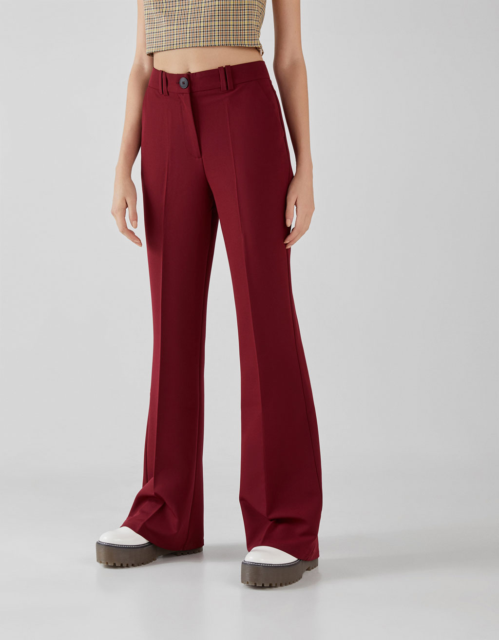 flared trousers bershka