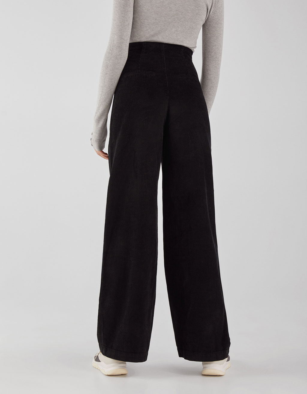 Wide-leg corduroy trousers - Skinny 