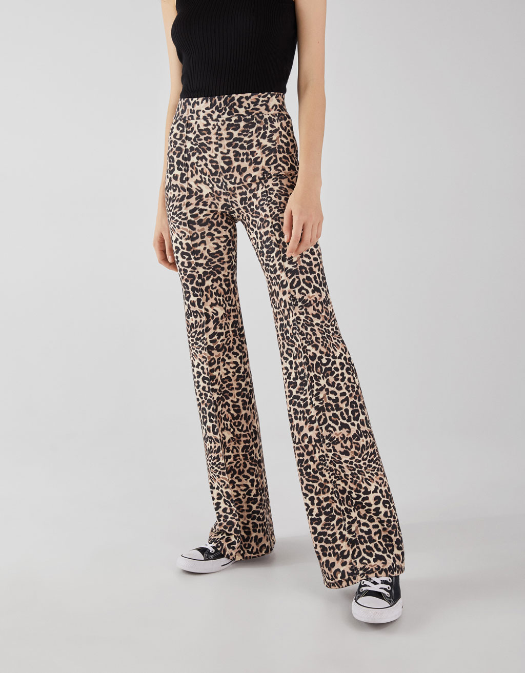flared pants slangenprint