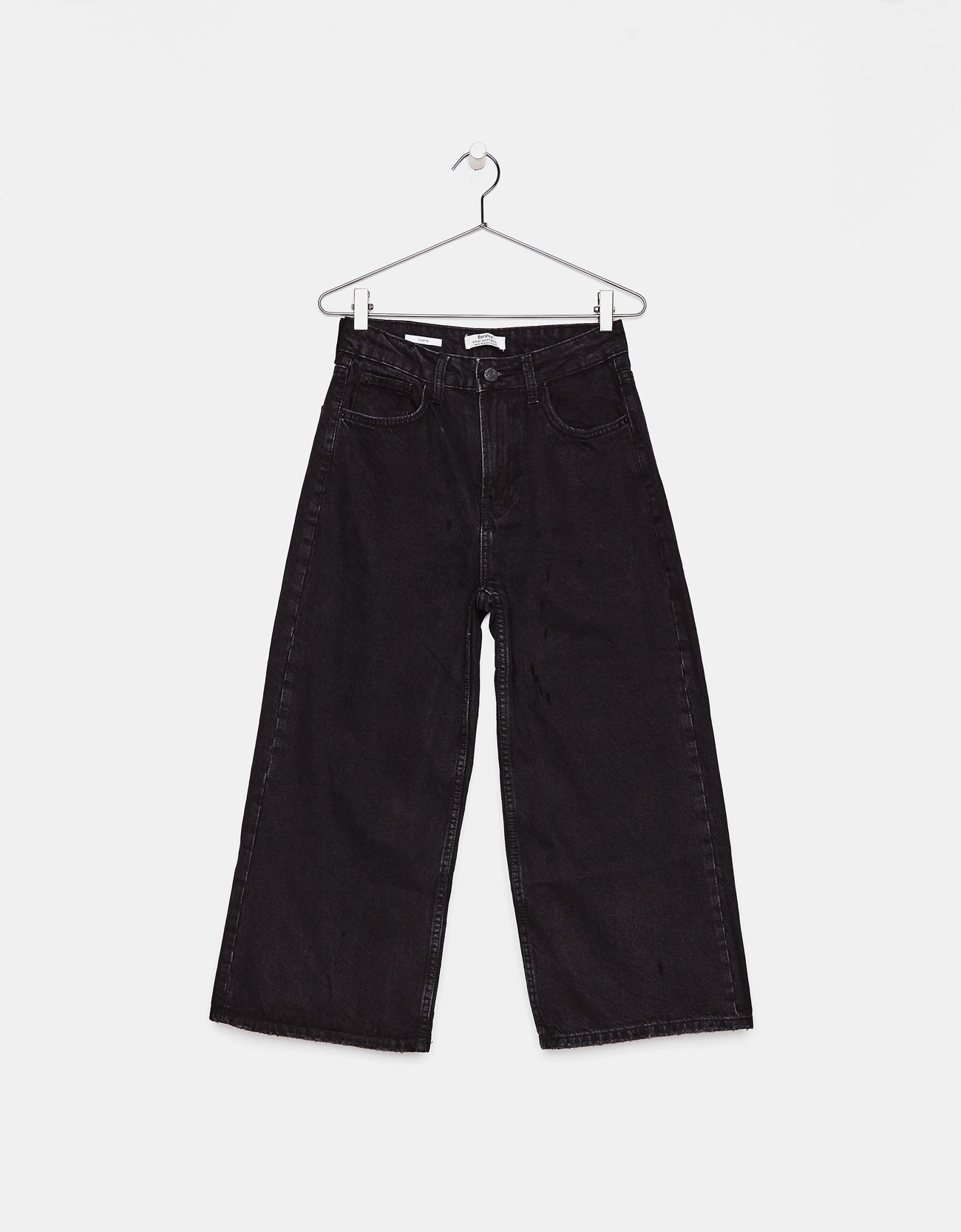 bershka denim culottes