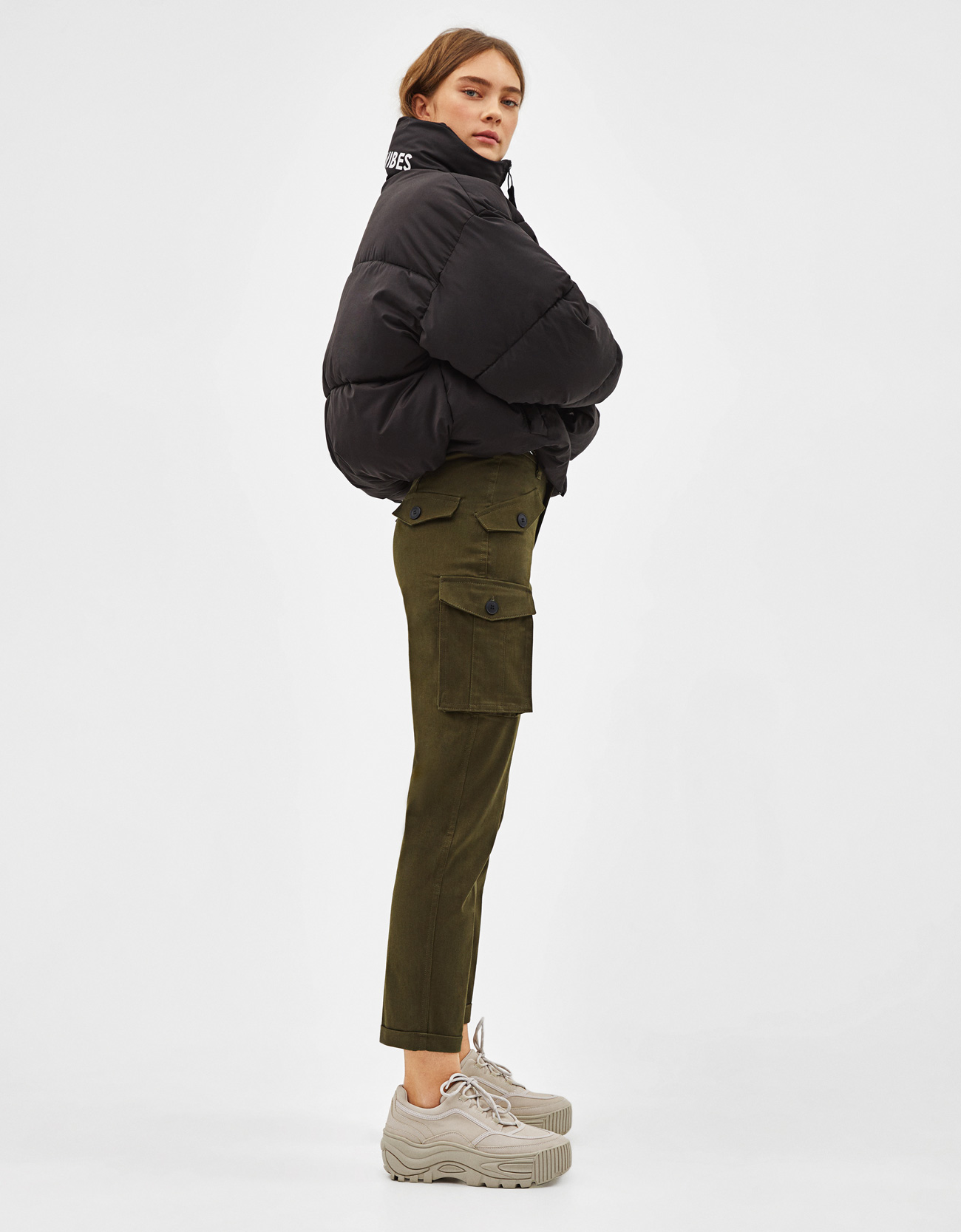 Bershka utility cargo pants Clearance