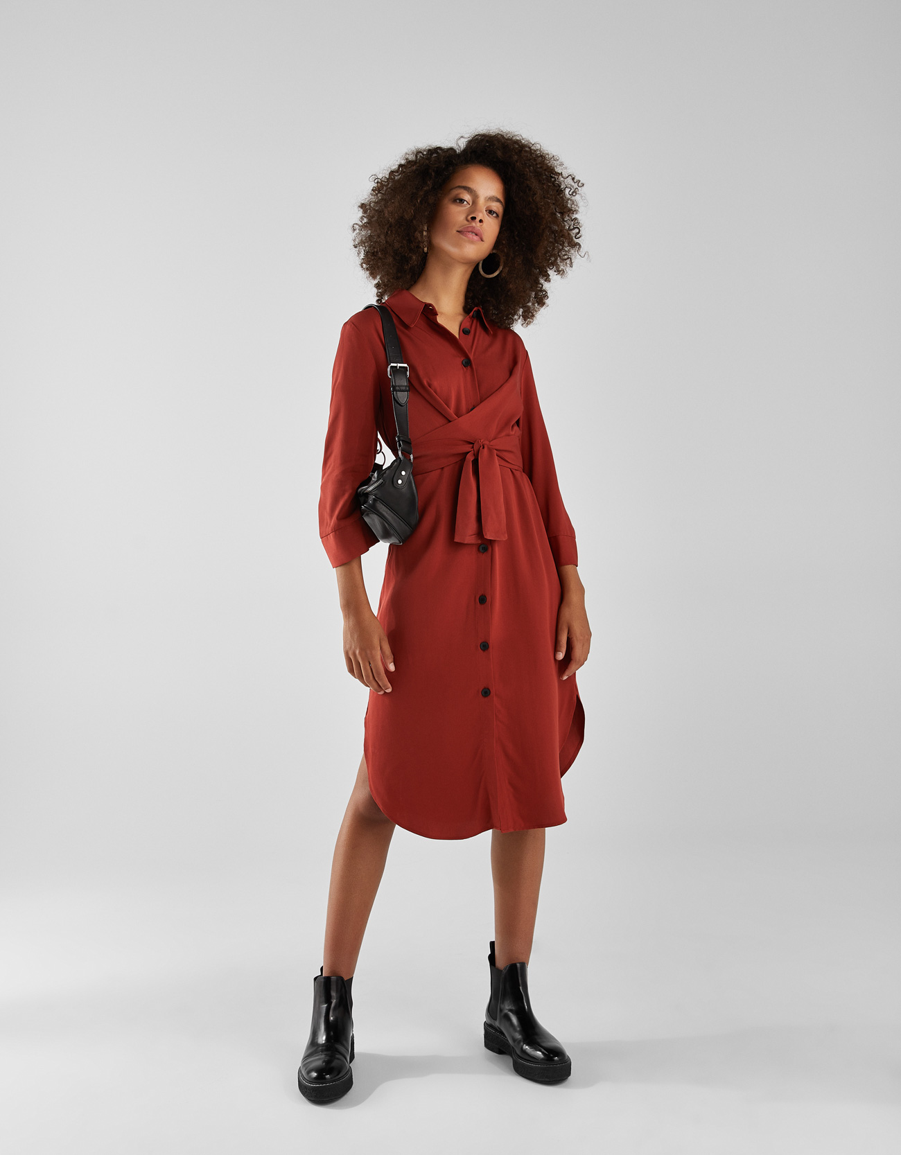 bershka t shirt dress