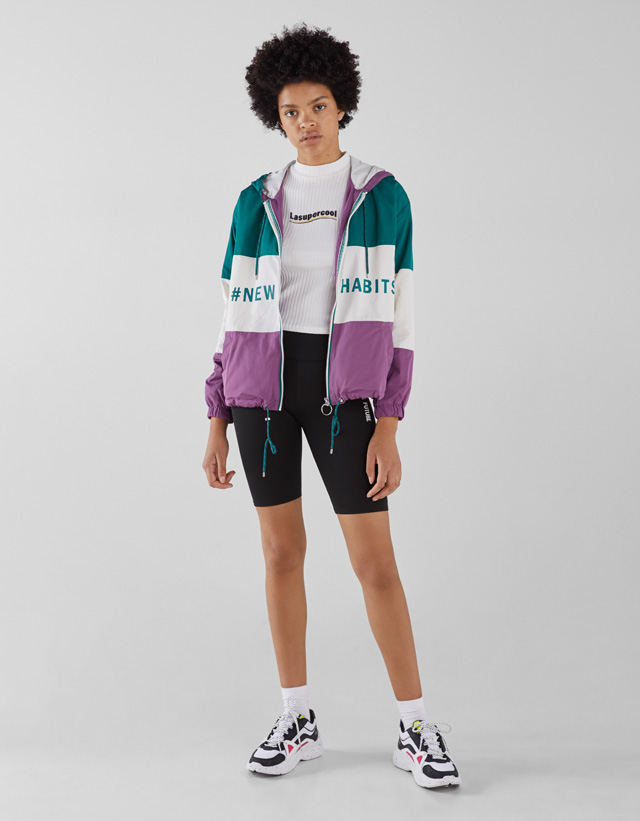 varsity jacket dames bershka