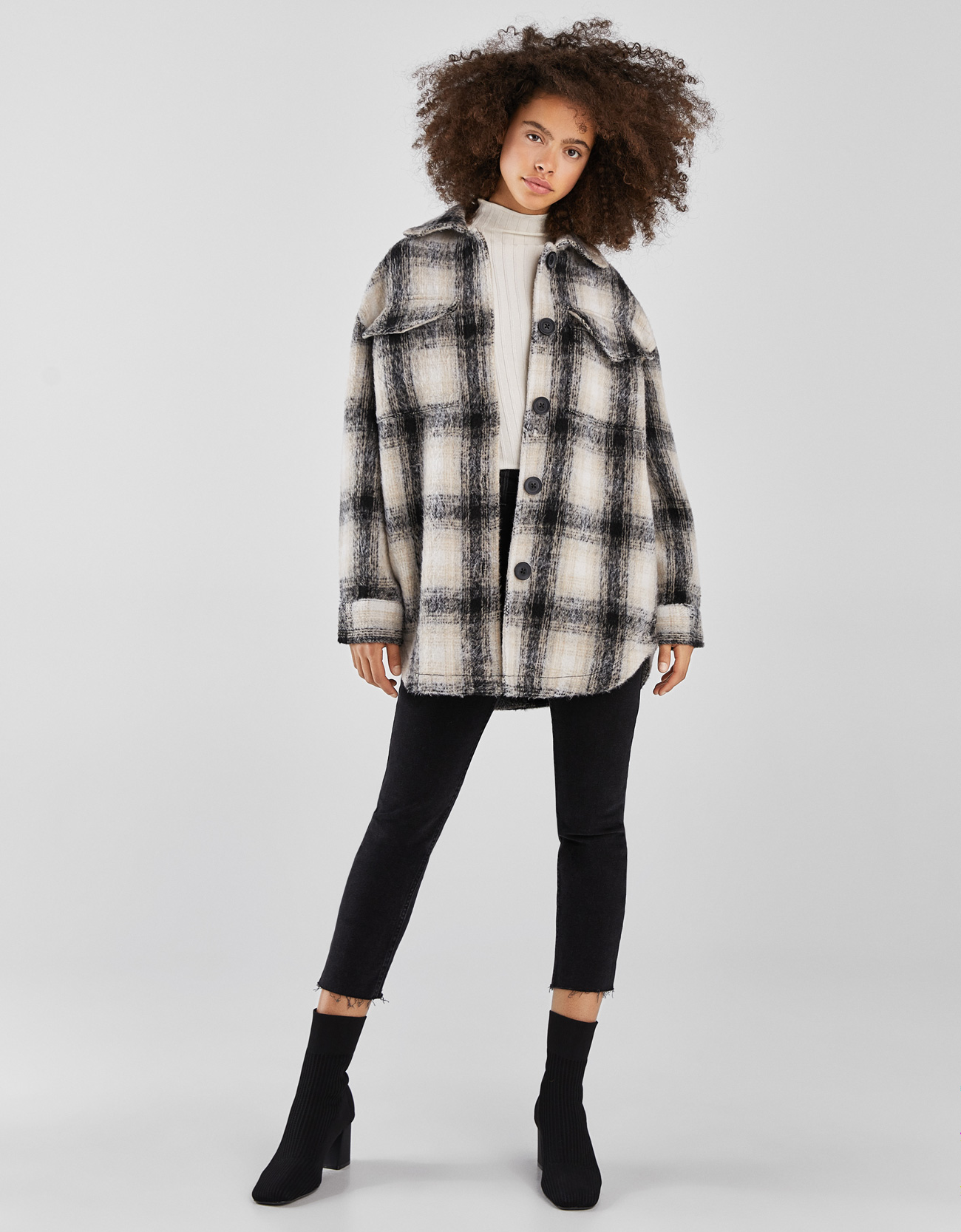 surchemise cuir bershka