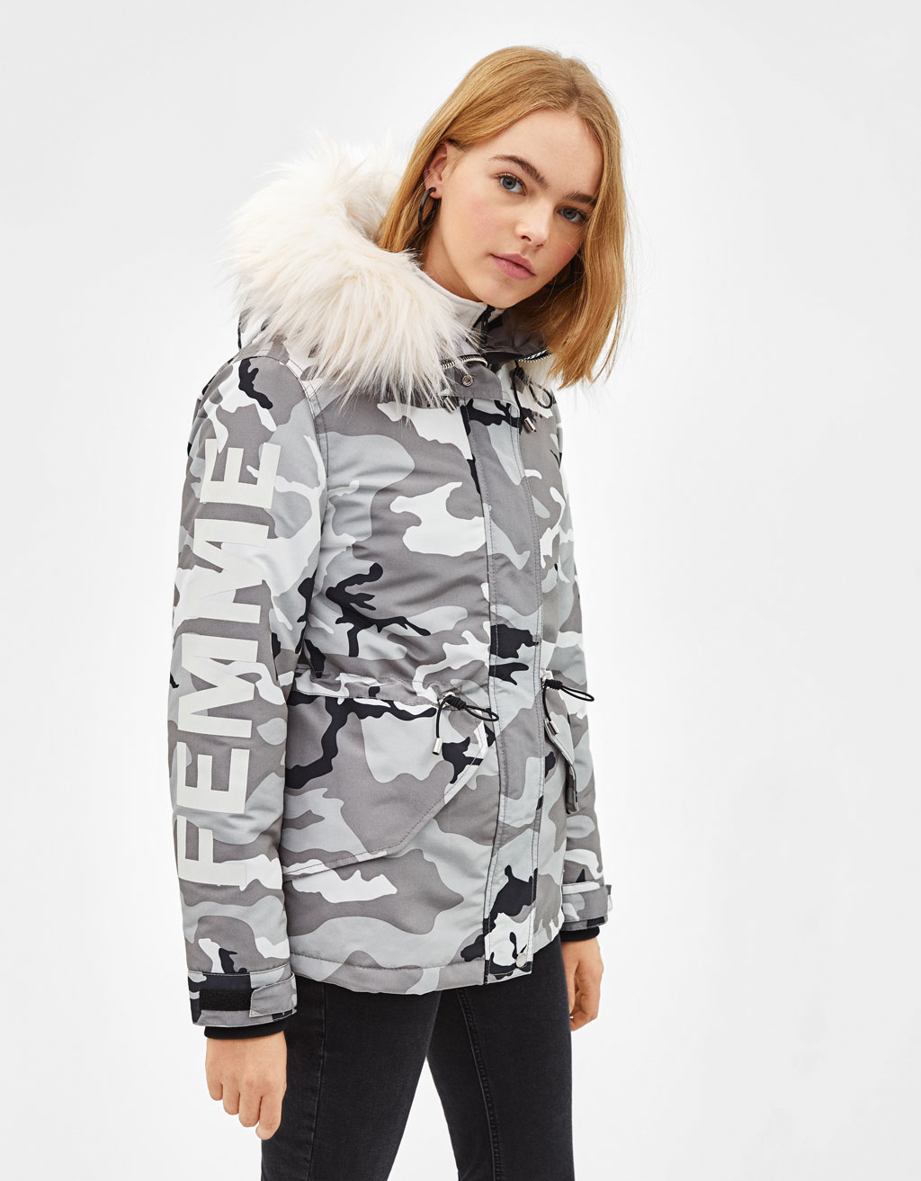 Bershka parka online femme