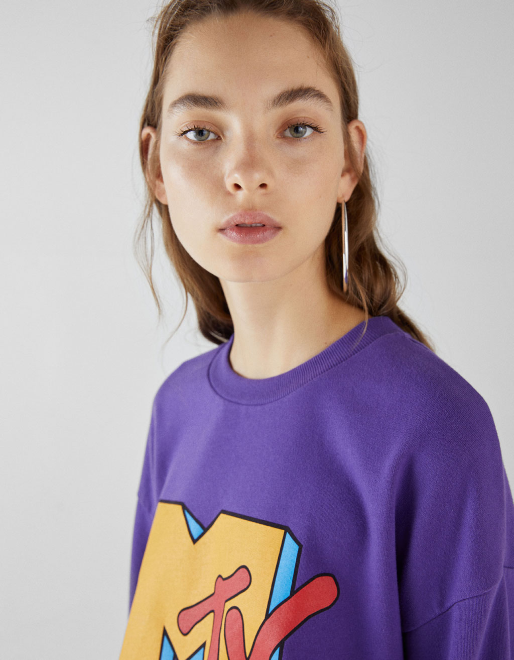 purple mtv sweatshirt