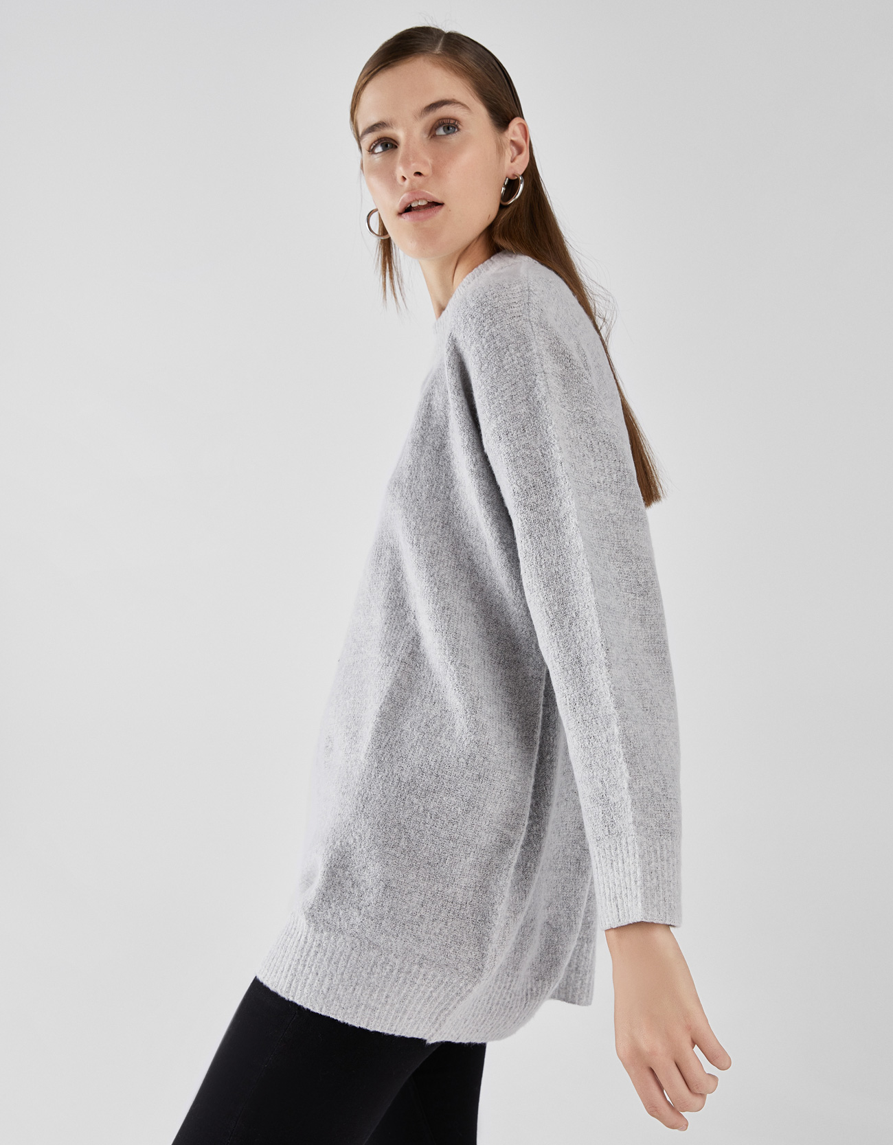 Oversized knit sweater - Trousers 