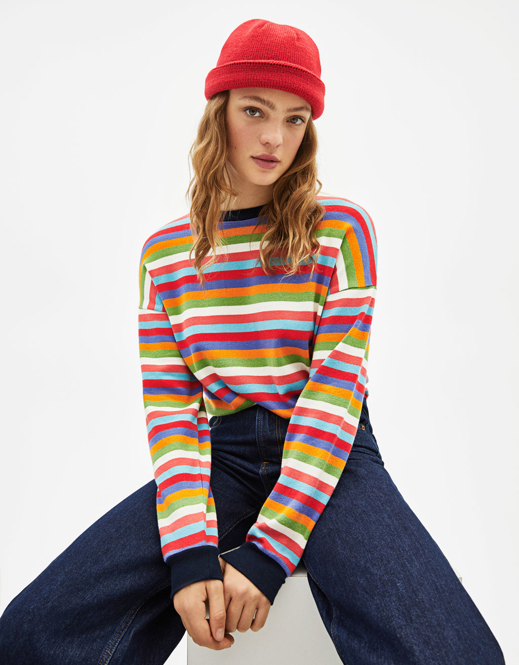 Bisiklet Yaka Kazak Null Bershka Turkey