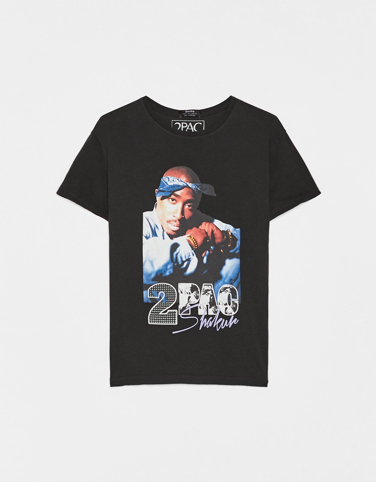 bershka tupac t shirt