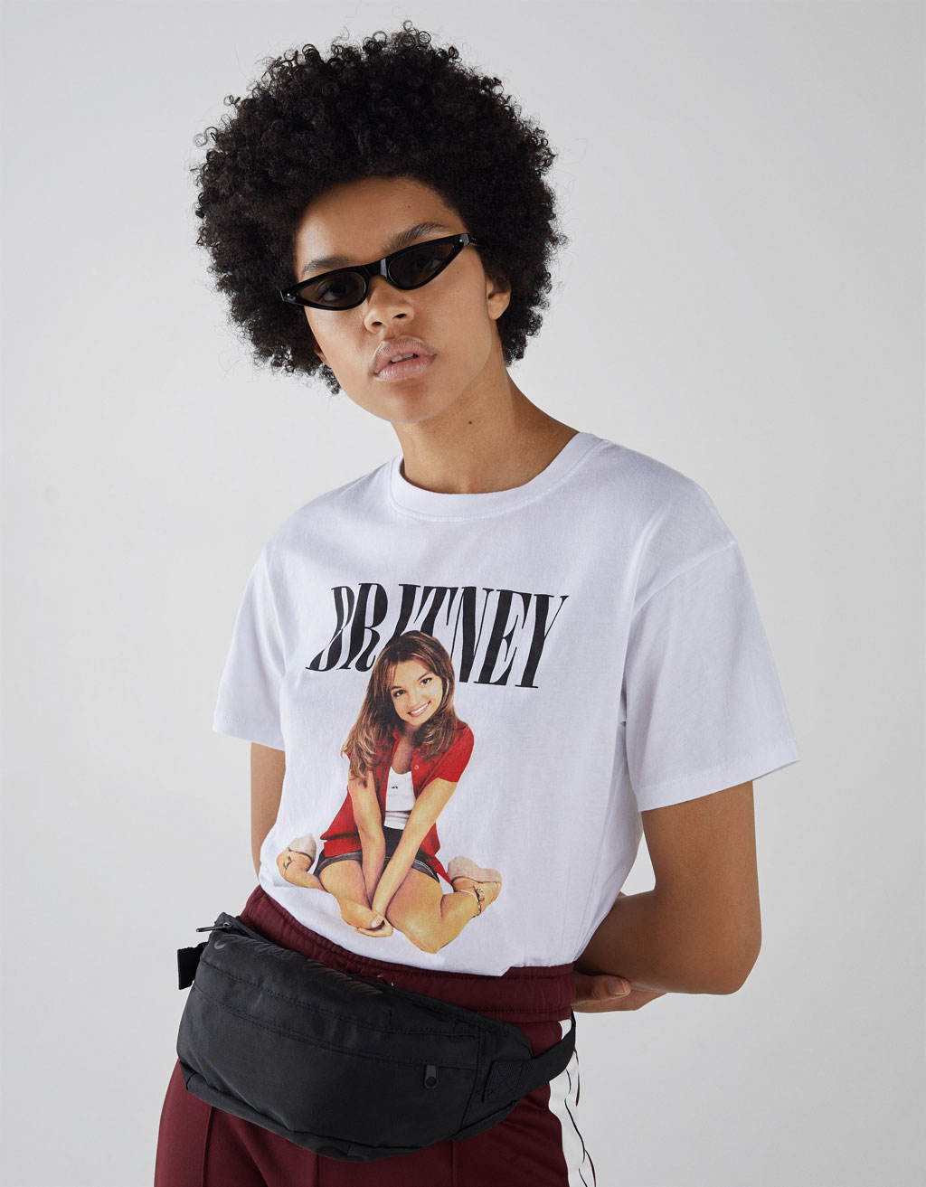 queen t shirt bershka