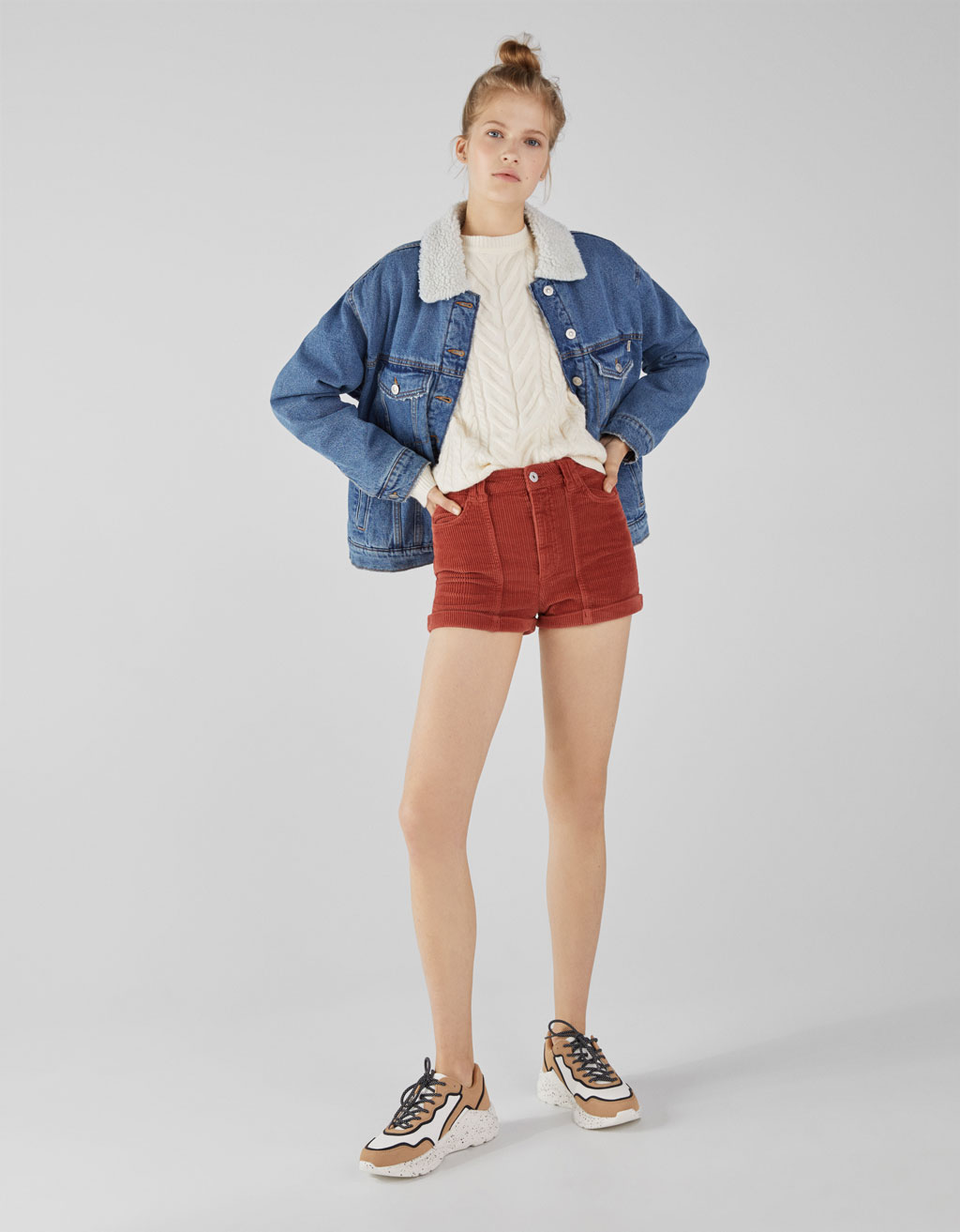 pantaloncini jeans bershka