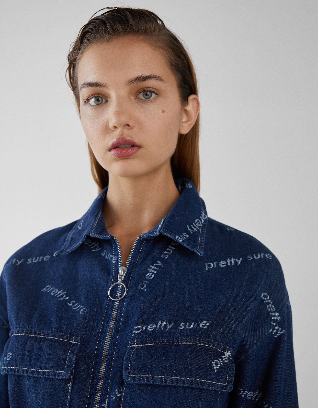 denim jumpsuit bershka