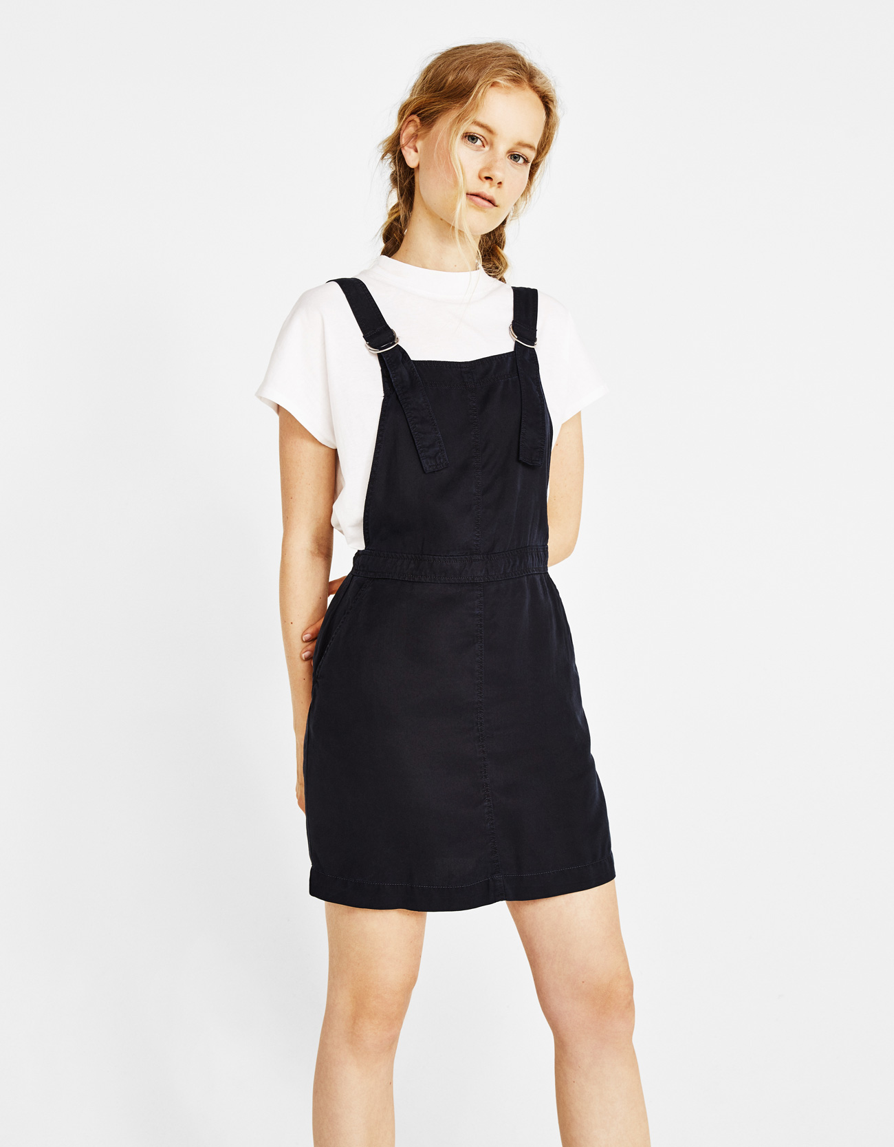 bershka pinafore dress