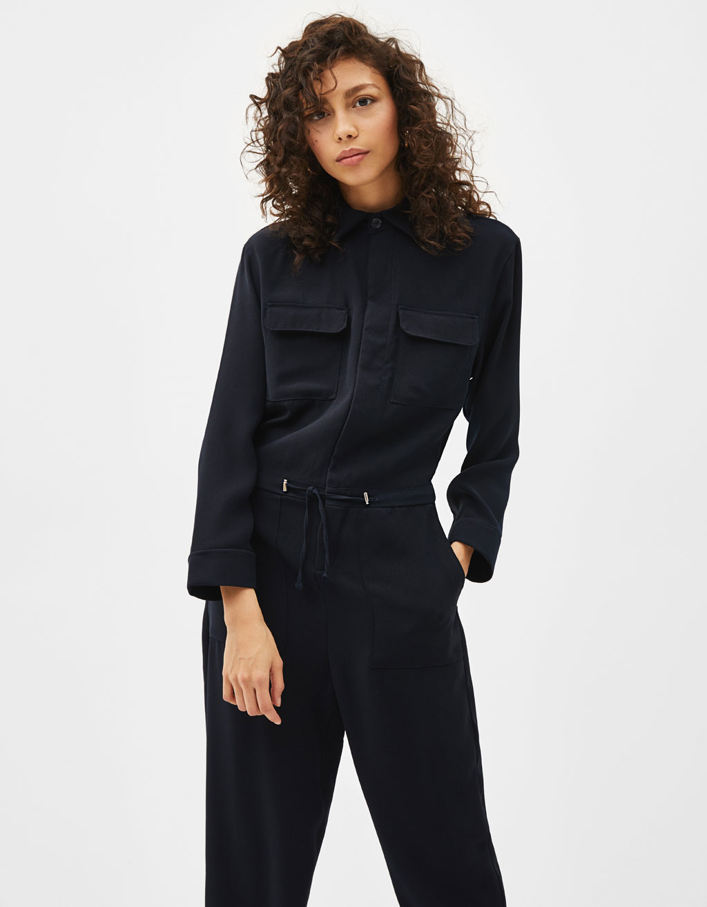 utility jumpsuit bershka
