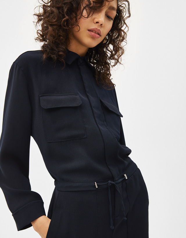 utility jumpsuit bershka