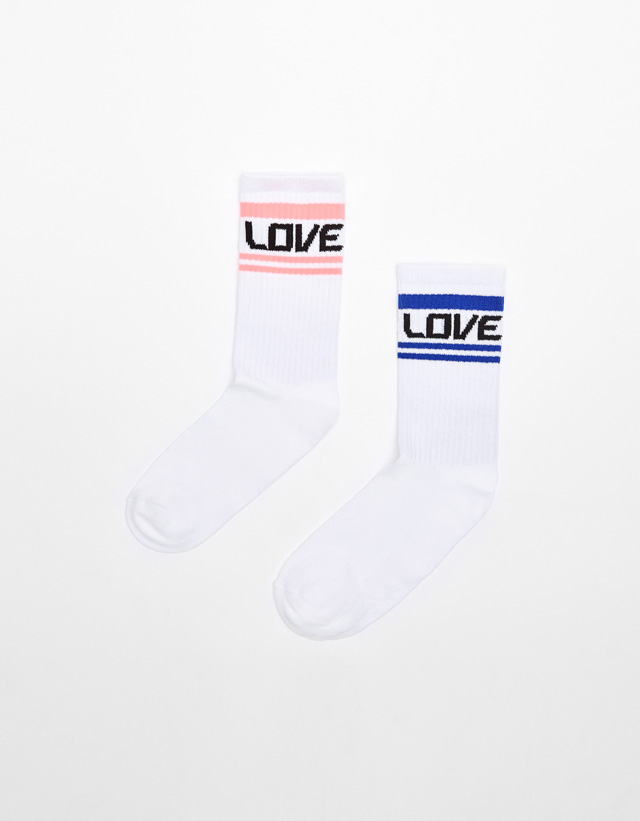 2er-Pack Socken LOVE